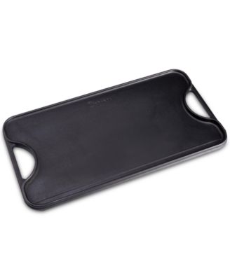 Cast Iron Large Reversible 18.5" x 10" Rectangular Griddle