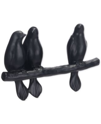 Zuo Three Birds Wall Decor Black - Macy's