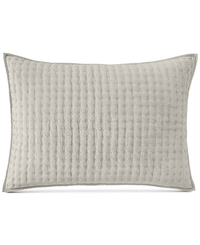 Hotel Collection CLOSEOUT! Velvet Quilted King Sham Macy's
