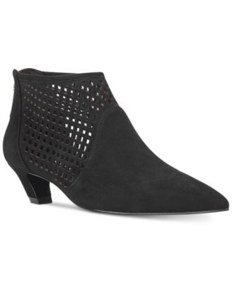 nine west kitten heel booties