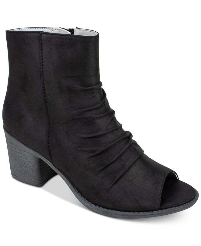 macys low heel booties