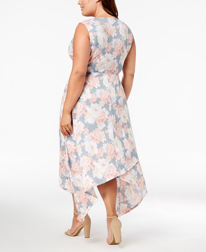 Love Squared Trendy Plus Size High-Low A-Line Dress - Macy's
