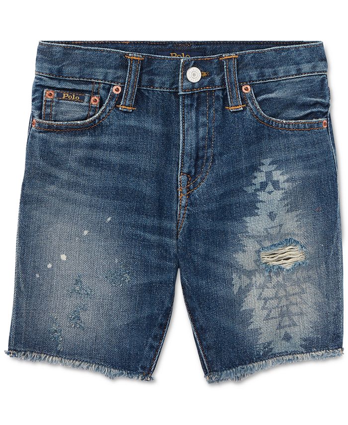 Polo Ralph Lauren Toddler Boys Slim Fit Cotton Denim Shorts - Macy's