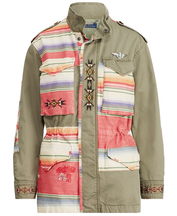Polo ralph lauren embroidered twill field jacket store