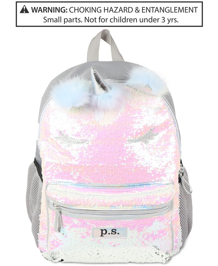 FAB P.S. by Little Big Girls Sequinned Unicorn Backpack Macy s