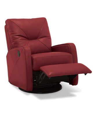 Finchley Leather Power Swivel Glider Recliner