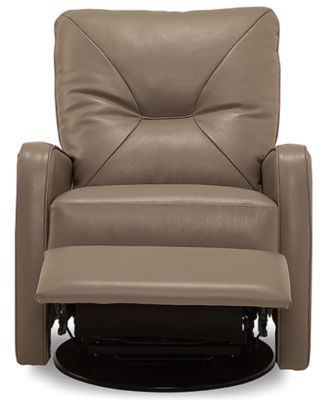 Finchley Leather Power Swivel Glider Recliner