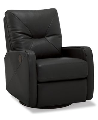 Finchley Leather Power Swivel Glider Recliner