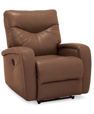 erith leather power rocker recliner