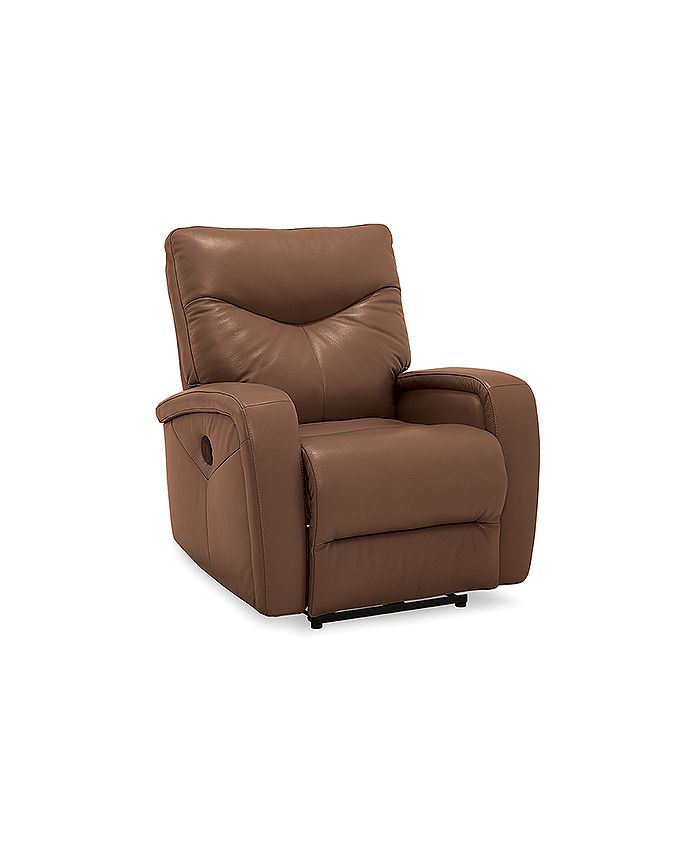 Furniture Erith Leather Power Wallhugger Recliner Macy's