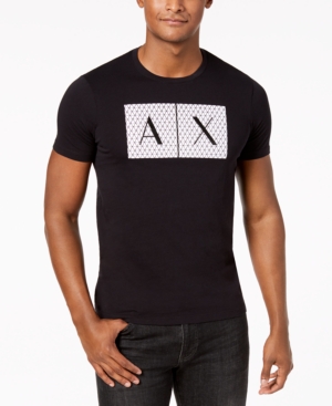 image of AX Armani Exchange Men-s Foundation Triangulation T-Shirt archived