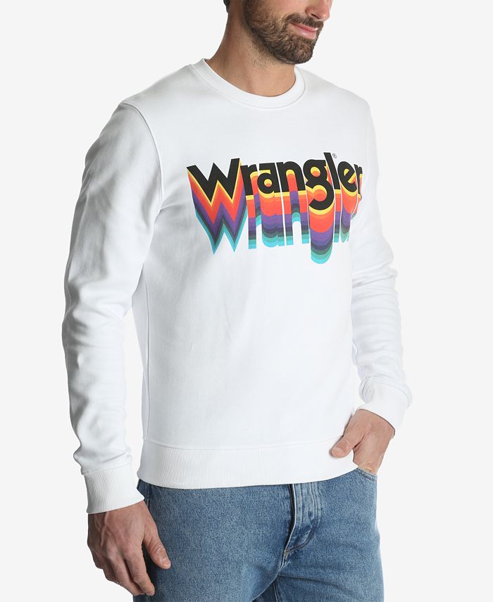 Wrangler Men's Graphic-Print Sweatshirt & Reviews - Hoodies & Sweatshirts -  Men - Macy's