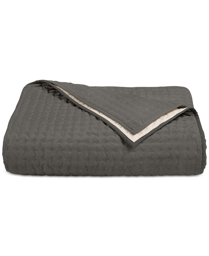 Hotel Collection Velvet Quilted King Coverlet, Created for Macy's Macy's