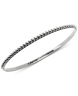 Peter Thomas Roth Beaded Bangle Bracelet In Sterling Silver