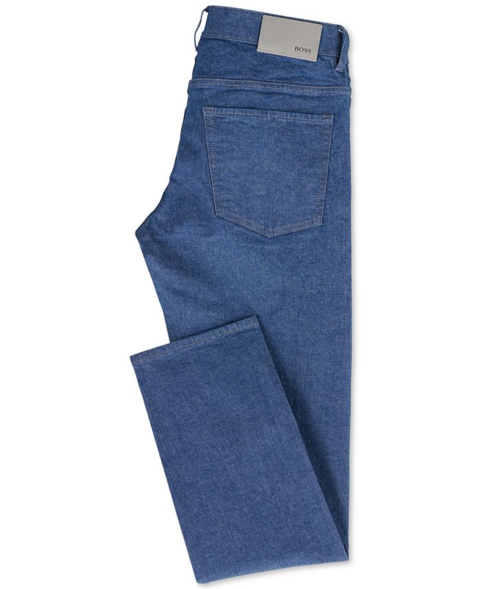 Hugo Boss BOSS Men's Slim-Fit Stonewashed Stretch Denim Jeans & Reviews ...