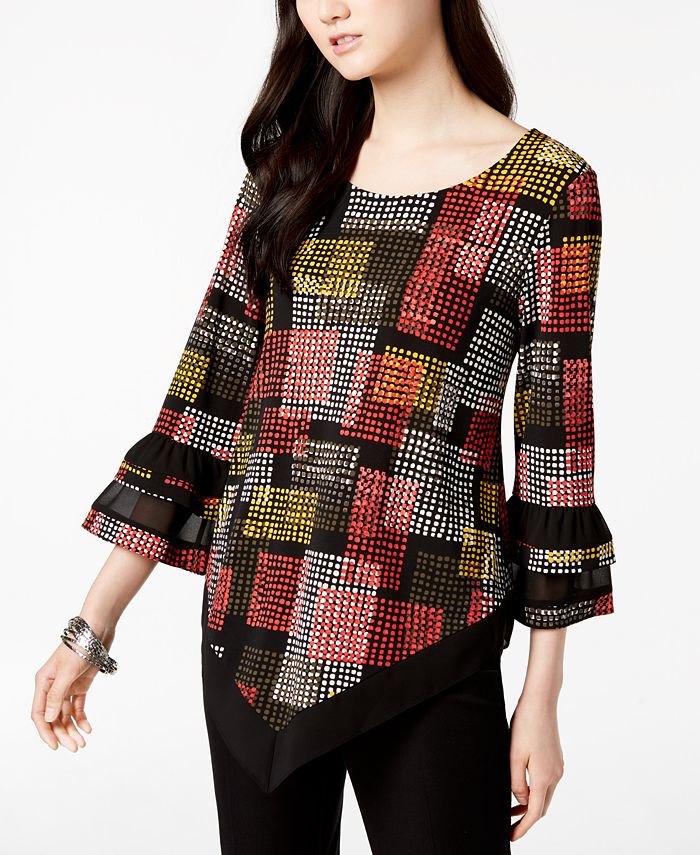 alfani bell sleeve top