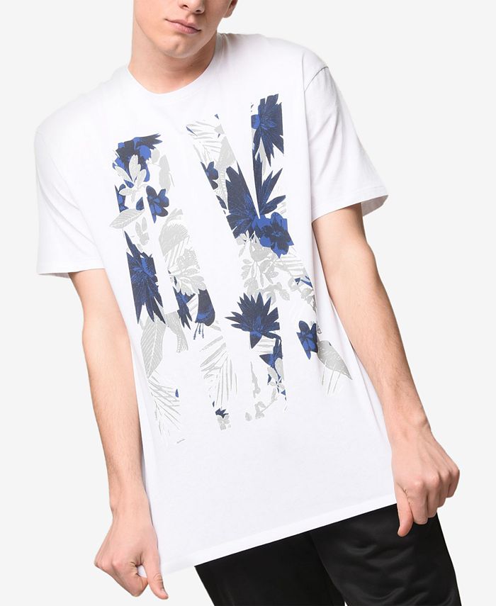 A|X Armani Exchange Men's Logo Palm Tree Print T-Shirt & Reviews - T ...