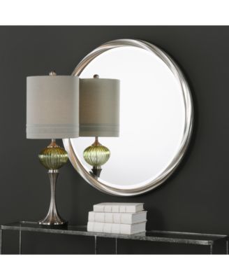 Orion Silver Round Mirror