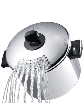 Classic Series Stainless Steel 8-Qt. Straining Stockpot & Lid