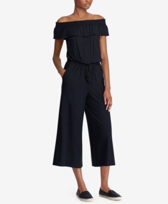 Lauren Ralph Lauren - Ruffled Off-The-Shoulder Jumpsuit