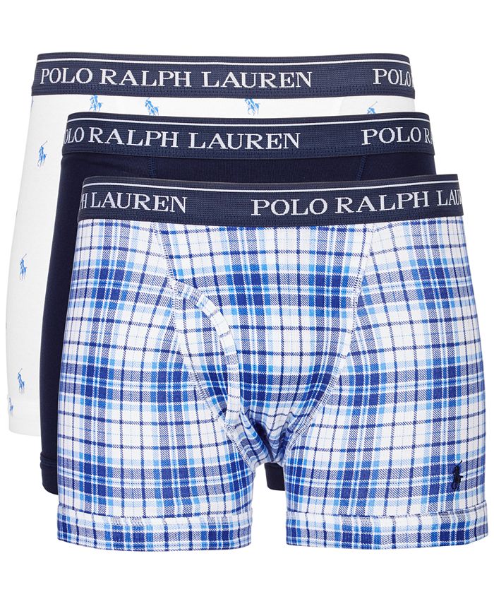 Polo Ralph Lauren Men's 3-Pk. Classic Boxer Briefs - Macy's