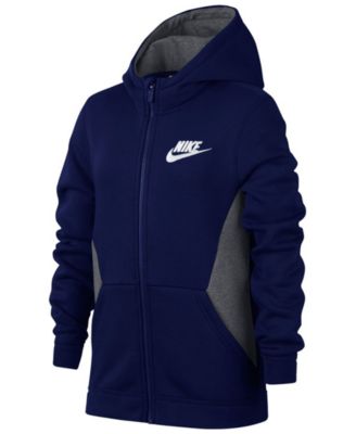 Nike - Big Boys Colorblocked Zip-Up Hoodie