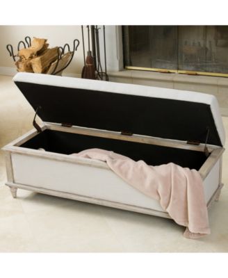 Noble House Raydon Storage Ottoman