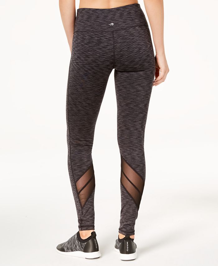 Ideology Space-Dyed Performance Leggings, Created for Macy's - Macy's