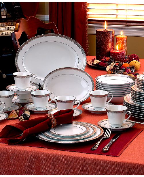 Noritake Dinnerware, Crestwood Platinum Collection & Reviews Fine