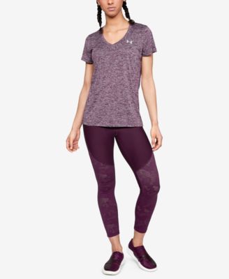 Under Armour UA Tech&trade; T-Shirt & Balance Mesh-Trimmed Leggings