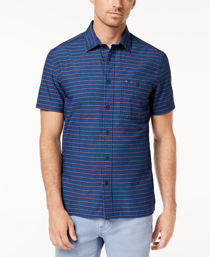 Tommy Hilfiger Men's Wally Indigo Shirt, Created for Macy's Macy's