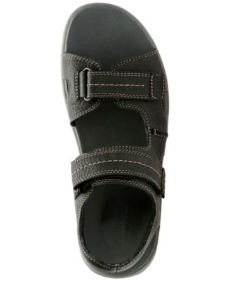 clarks black leather boots