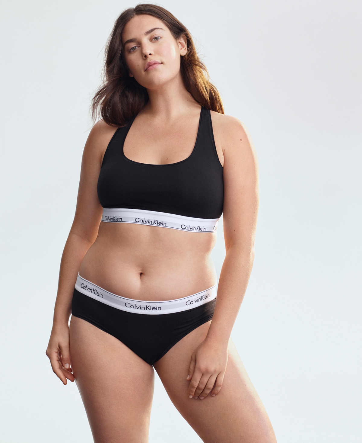 Calvin Klein Plus Size Modern Cotton Unlined Bralette