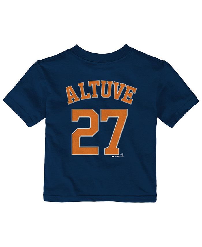 Majestic Jose Altuve Houston Astros Official Player T-Shirt, Infants (12-24  Months) - Macy's