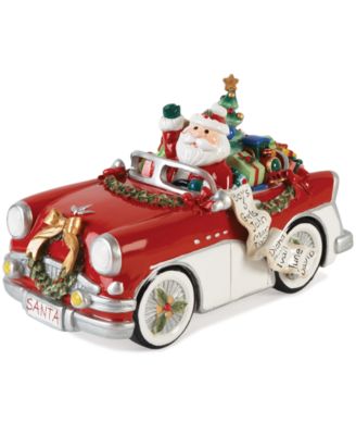 Fitz and Floyd - Santa in His Musical Car Collectible Figurine