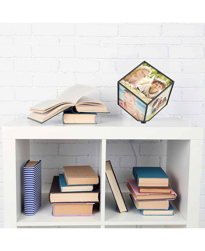 personalised revolving photo cube