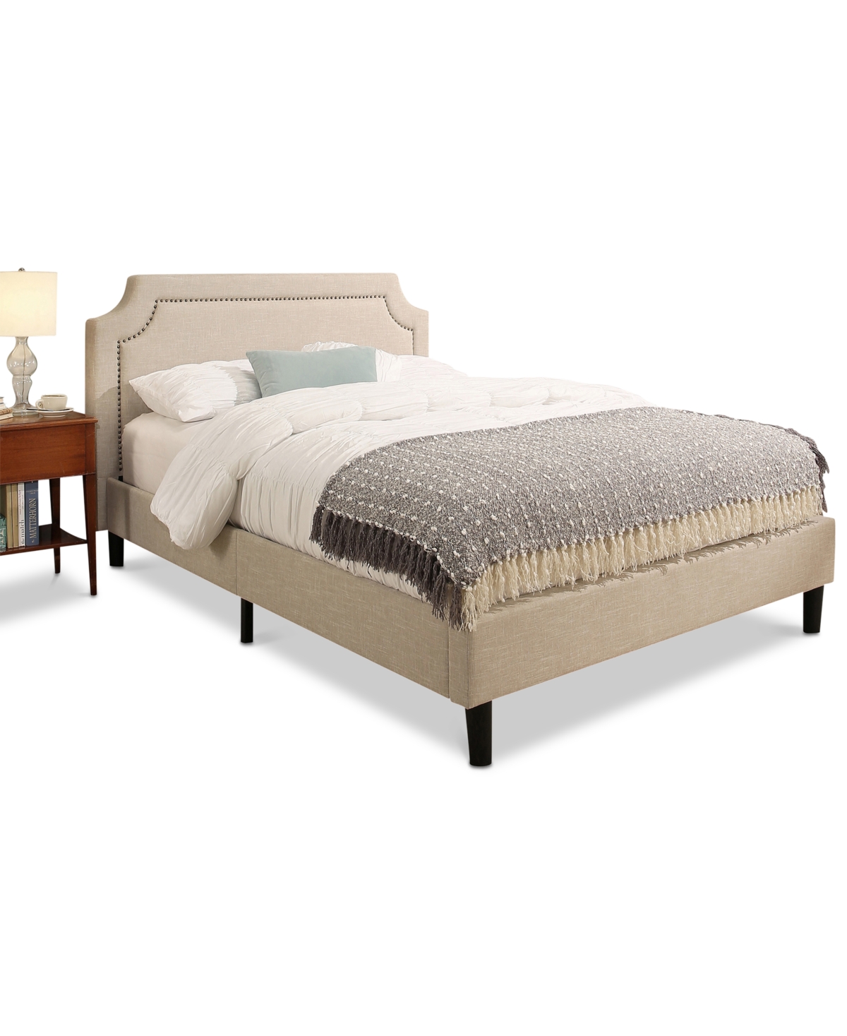 6504133 Bozza Upholstered Bed - Queen, Quick Ship sku 6504133