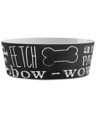 TarHong - Chalkboard Art Medium Pet Bowl