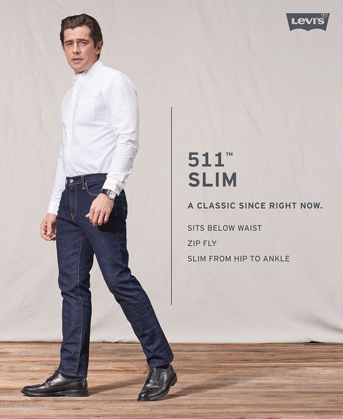 Levi's Men's 511™ Slim Fit Hybrid Trousers & Reviews - Jeans - Men - Macy's