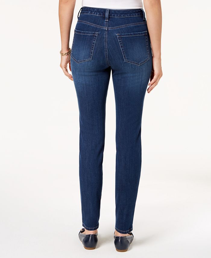 Charter Club Petite Tummy Control Skinny Jeans, Created for Macy's ...