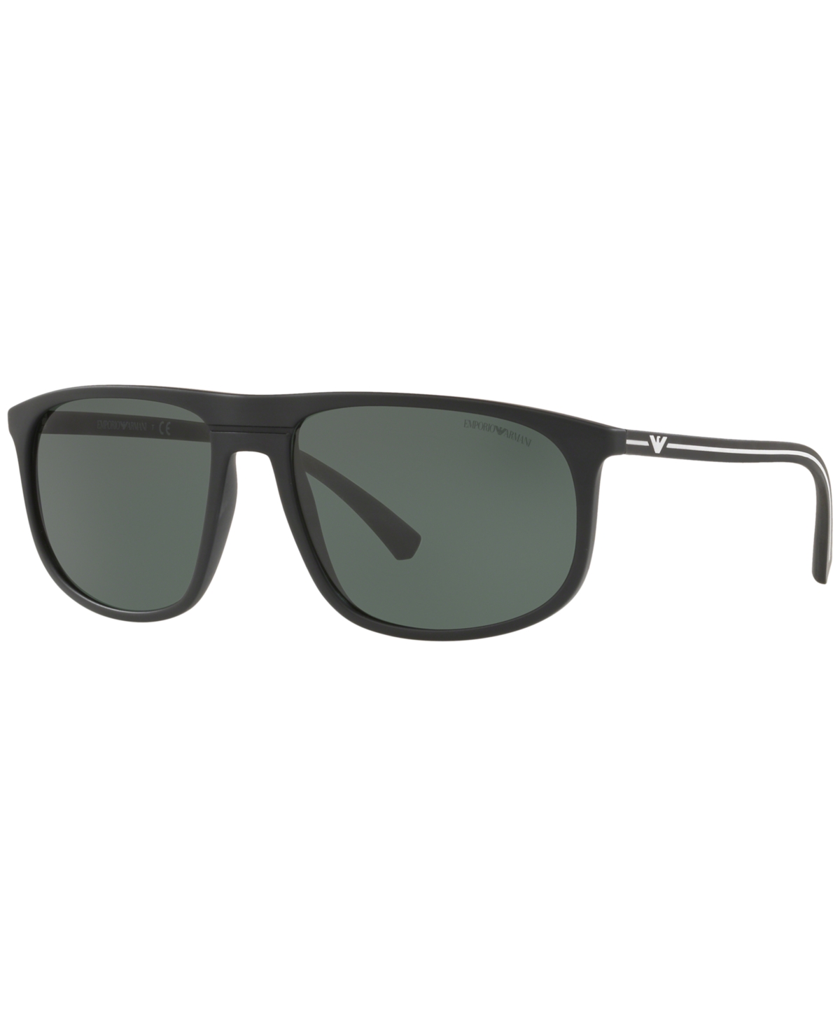Emporio Armani Sunglasses, Ea4118 59 In Black Rubber,green