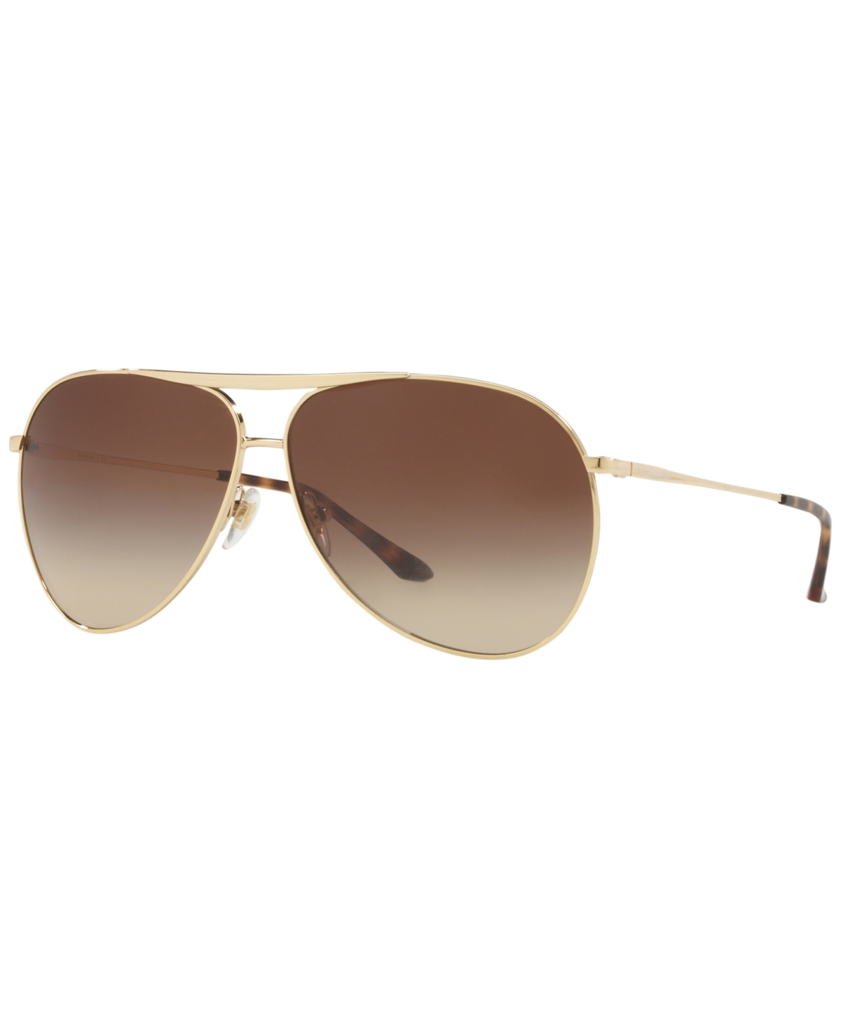 Sunglass Hut Collection Hu1006 64 In Pale Gold,gradient Brown