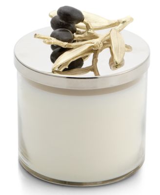 Olive Branch Gold Candle