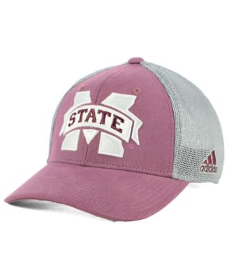 mississippi state adidas fitted baseball hat