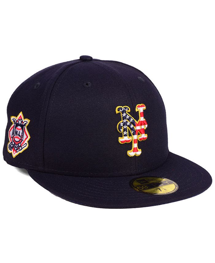 New Era New York Mets Stars and Stripes 59FIFTY Fitted Cap - Macy's