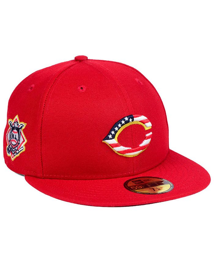 New Era Boys' Cincinnati Reds Stars and Stripes 59FIFTY Fitted Cap - Macy's