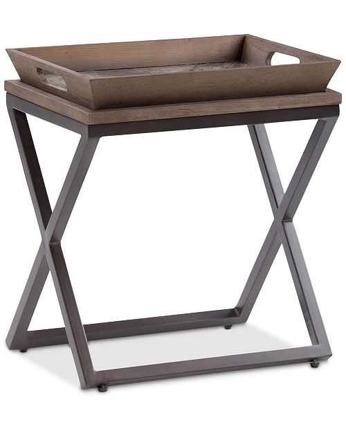 Simpli Home Closeout Alee Narrow Side Table Reviews Furniture Macy S