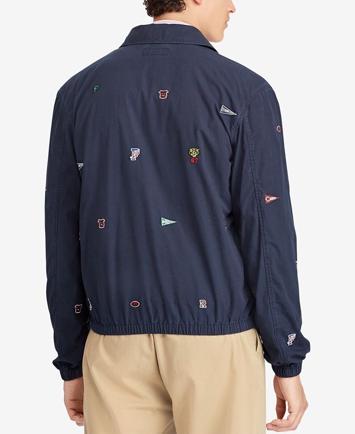 Polo Ralph Lauren Men's Bayport Embroidered Cotton Windbreaker - Macy's