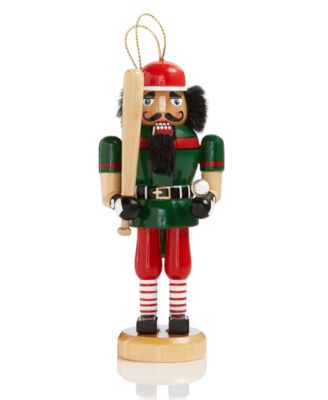Nutcracker Ballet Gifts African American Santa Wooden Nutcracker Figurine, Wooden Figures Decorations Ornaments, Christmas Holiday Decor, 14 Inch
