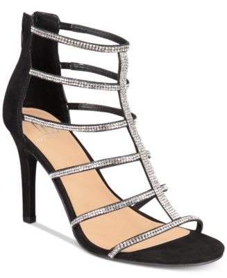 Material Girl Raissa Embellished Dress Sandals, Created for Macy's - Macy's